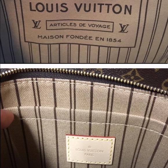 NEW Louis Vuitton monogram Neverfull GM Pochette - Picture 7 of 7